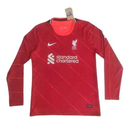 Heimtrikot Thailand Liverpool ML 2021-2022 Günstige Fußballtrikots